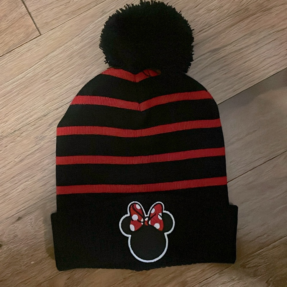 Disney Minnie Mouse Knit Beanie Hat- NEW